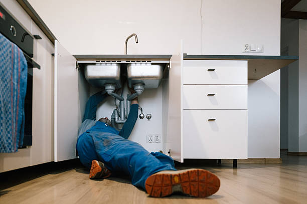 Professional Drain Cleaning technician working in Hot Springs, NC